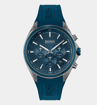 Hugo Boss Watch Mens Blue Grey