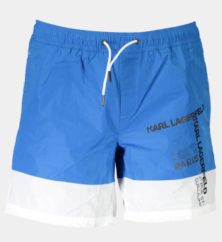 Karl Lagerfeld Shorts Mens Royal Blue
