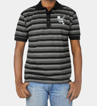 Lambretta Polo Shirt Mens Black