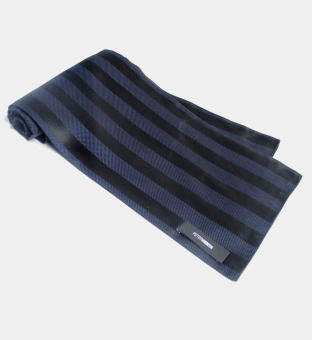 Peter Werth Scarf Black Blue