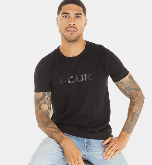 French Connection T-shirt Mens Black