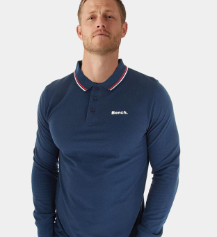 Bench Polo Shirt Mens Dark Blue