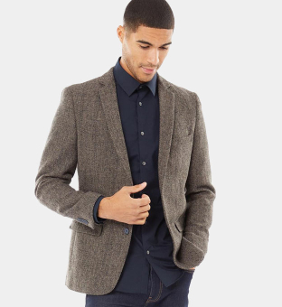 French Connection Blazer Mens Brown