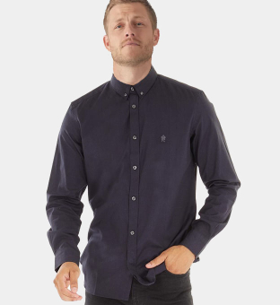 French Connection Shirt Mens Dark Navy