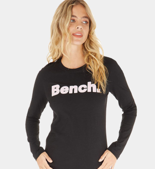 Bench T-shirt Womens Black