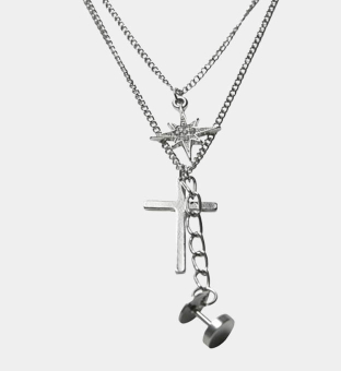 Jack & Jones Necklace Mens Silver