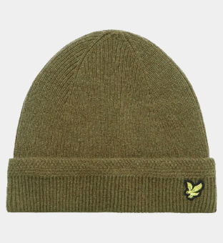 Lyle & Scott Beanie Mens Olive