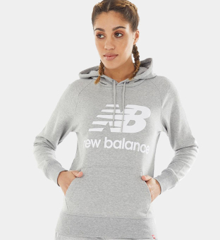 New Balance Hoody Womens Grey