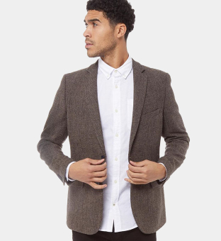 French Connection Blazer Mens Brown