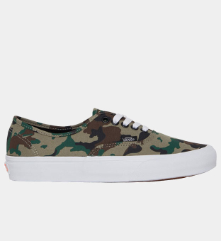 Vans Trainers Mens Olive _White