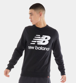 New Balance Sweatshirt Mens Black
