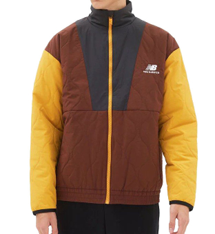 New Balance Jacket Mens Brown