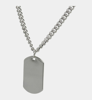 French Connection Necklace Mens Silver