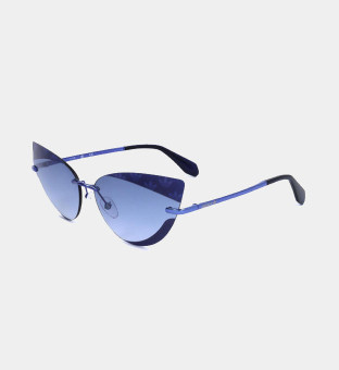 Adidas Sunglasses Womens Shiny Blue