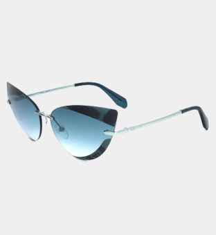 Adidas Sunglasses Womens Shiny Light Blue