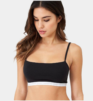 Calvin Klein 2 Pack Bralette Womens Black