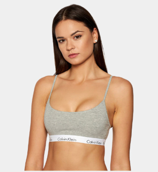 Calvin Klein 2 Pack Bralette Womens Grey