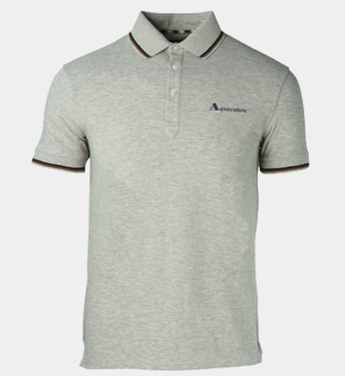 Aquascutum Polo Shirt Mens Grey