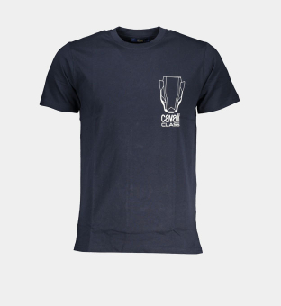 Cavalli Class T-shirt Mens Blue