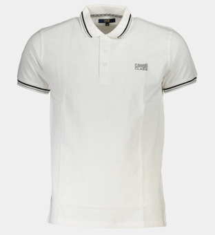 Cavalli Class Polo Shirt Mens White