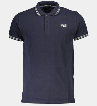 Cavalli Class Polo Shirt Mens Blue