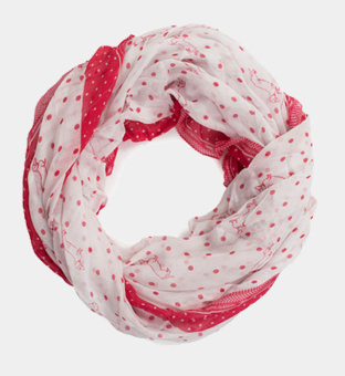 Harmont & Blaine Scarf Womens White Red