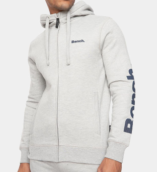 Bench Hoody Mens Grey Navy