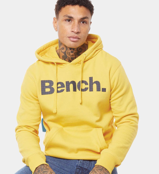 Bench Hoody Mens Yellow