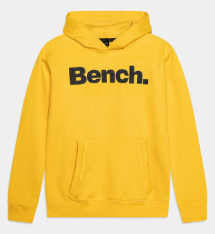 Bench Hoody Mens Yellow