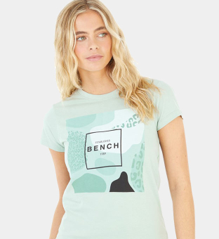 Bench T-shirt Womens Pale Green