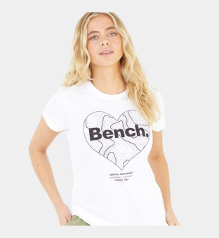 Bench T-shirt Womens White