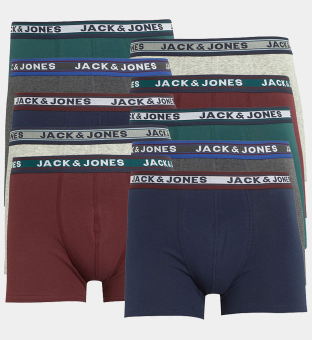 Jack & Jones 10 Pack Trunks Mens Multi Colour