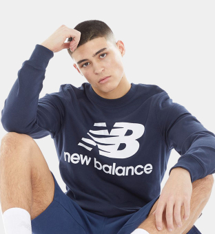 New Balance Sweatshirt Mens Navy