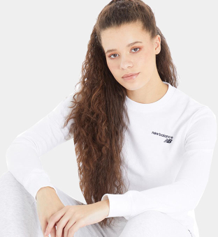 New Balance Sweatshirt Womens White