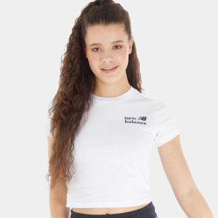 New Balance T-shirt Womens White