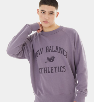 New Balance Sweatshirt Mens Purple