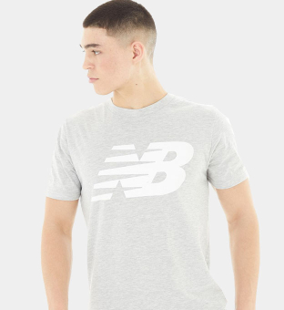 New Balance T-shirt Mens Grey