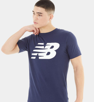 New Balance T-shirt Mens Navy