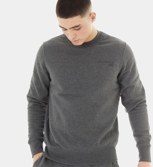 New Balance Sweatshirt Mens Charcoal