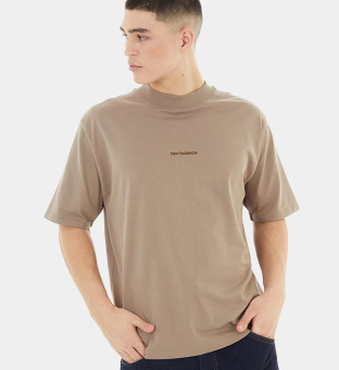 New Balance T-shirt Mens Brown