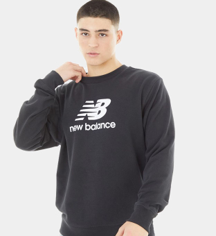 New Balance Sweatshirt Mens Black