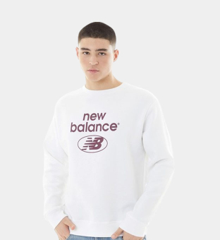 New Balance Sweatshirt Mens White