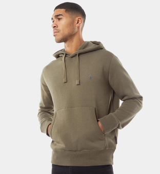French Connection Hoody Mens Khaki