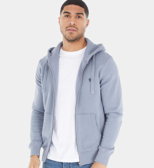 French Connection Hoody Mens Light Blue _Marine