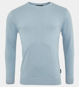 French Connection Jumper Mens Light Blue