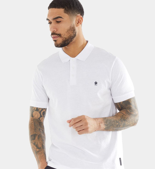 French Connection Polo Shirt Mens White