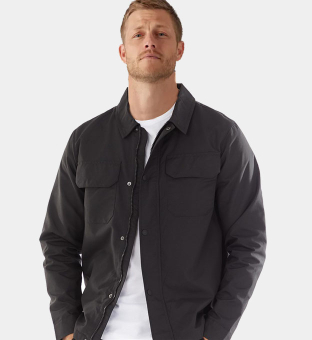 French Connection Overshirt Mens Black