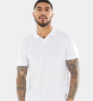 French Connection Polo Shirt Mens White
