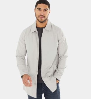 French Connection Jacket Mens Stone