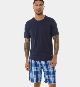 Original Penguin T-shirt And Shorts Mens Navy Blue